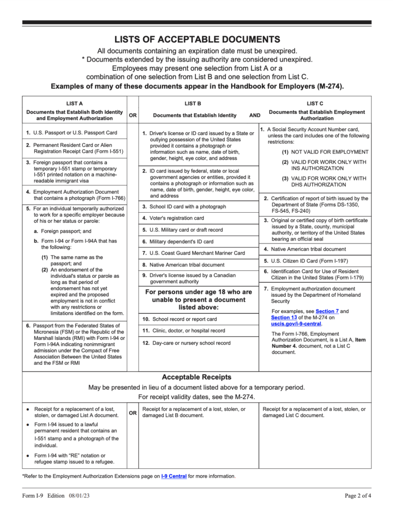 Georgetown University I-9 Process | Human Resources | Georgetown for I-9 Form Requirements