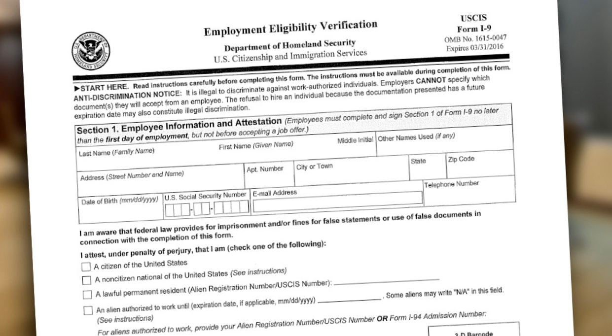 Household Employers To Continue Using Exipred I-9 Tax Form with regard to Federal I-9 Form