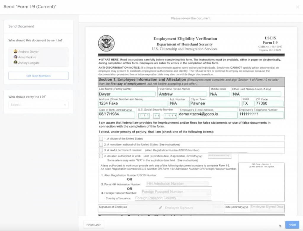 How To Fill Out I-9 Form in Federal I-9 Form
