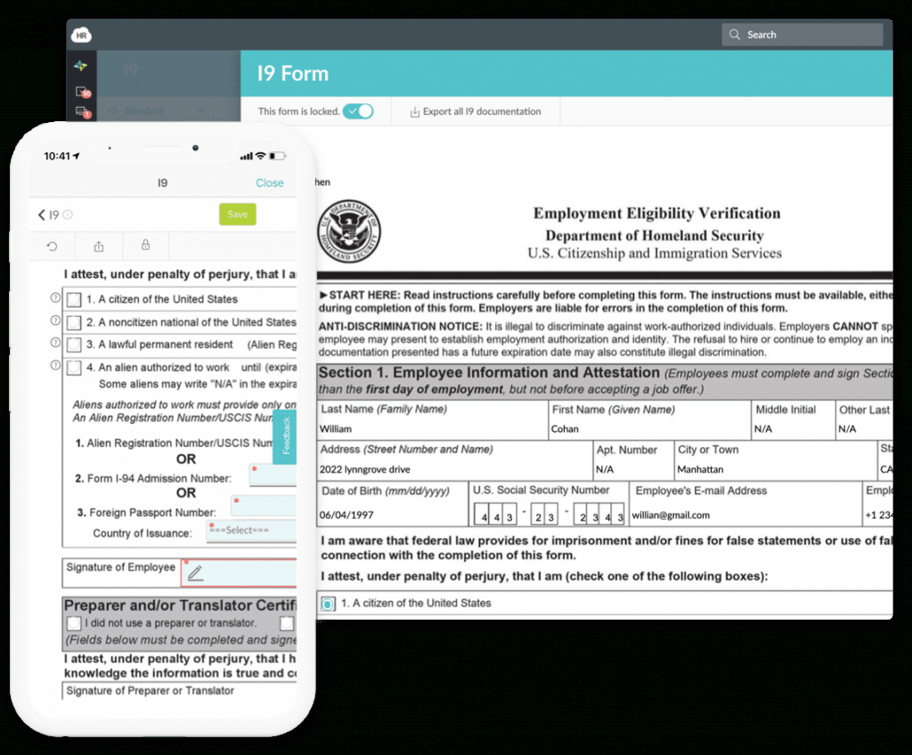 How To Fill Out I-9 Form inside I-9 Fillable Form