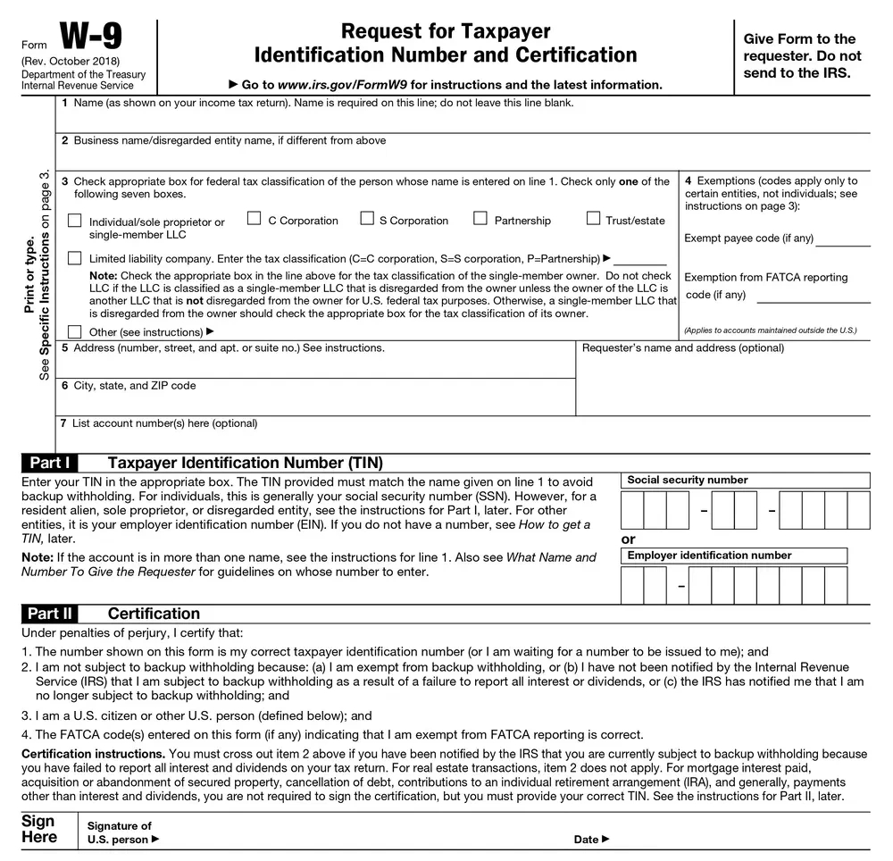 What Is A W-9 Form? Who Can File &amp;amp; How To Fill It Out 2024 within Irs I9 Form